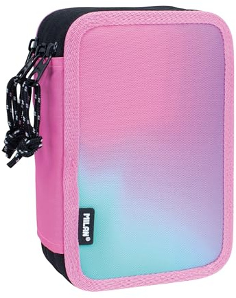 Plumier 3 Etagen mit Sunset Inhalt, Rosa MILAN®
