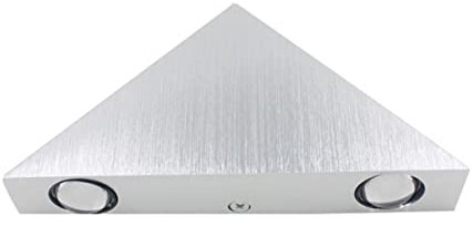 Uonlytech Moderne Wandleuchte Aus Aluminium Dreieckform 3 W Ideal Für Dekorative Beleuchtung Schlafzimmer Wohnzimmer
