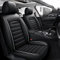 ZORQ Auto Leder Sitzbezügesets für Audi A1 A1 S-Line A1 Sportback Wasserdicht Verschleißfest Innenraum Schonbezüge sitzschoner Auto Accessories, Black and White