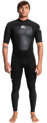 Quiksilver 2/2mm Prologue - Traje de Surf de Primavera con Manga Corta y Cremallera en la Espalda para Hombre
