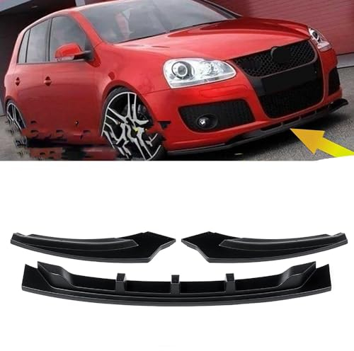 Auto Frontspoiler für VW Golf 5 GTI 2003-2008 ABS Frontlippe Spoiler Frontsto Stange Spoiler Frontspoilerlippe Frontlippe Splitter Spoiler Wing
