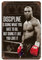 OakiTa Mike Tyson Poster Boxposter (18) Blechschild Vintage Metall Pub Club Cafe Bar Home Wandkunst Dekoration Poster Retro 20 x 30 cm