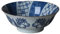 Ensaladeras de cerámica, cuencos de postre, Sopa grande Ensalada de frutas Pasta for mezclar Tazón for servir Vajilla de cerámica pintada a mano creativa 6 pulgadas Porcelana azul y blanca (Color: #01