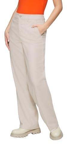 s.Oliver Damen Hose lang mit Bügelfalten, Wide Leg 2156574