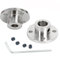 2 Stück Flansch Kupplung Kupplungsverbinder, starres Führungsmodell Kupplungszubehör, 3/4/5/6/8/10/11/12mm Auswahl, Wellenachse Fittings für DIY RC Motoren Wellenkuppler (2, Innendurchmesser 3mm)