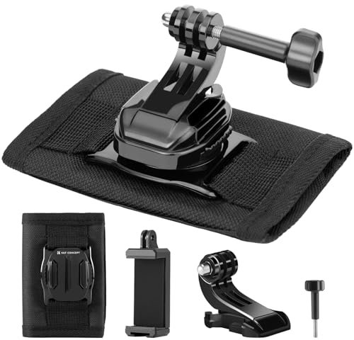 K&F Concept Backpack Strap Mount Shoulder Pad Holder for Gopro Hero 12 11 10 9 8 7 6 5 Action Camera