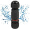 Fictory Cable Connector Fictory Waterproof Cable Connector IP68, Straight Through Outdoor 3 Core Junction Wire Box, 12 Port Cable Rack, Data Patch Panel for CAT6 and UTP, Weather-Resistant Design