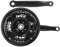 Zisemeil High Carbon Steel Kurbelgarnitur Kurbel 24-34-42T mit Kettenabdeckung für variable Geschwindigkeit Mountainbike Road