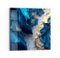 DEQORI Glasbild Acrylglas | Motiv Goldene Tiefen | quadratisch einteilig 50x50 cm | schöne Dekoration | Wandbild für Wohnzimmer, Schlafzimmer, Flur & Küche | moderne Wanddeko