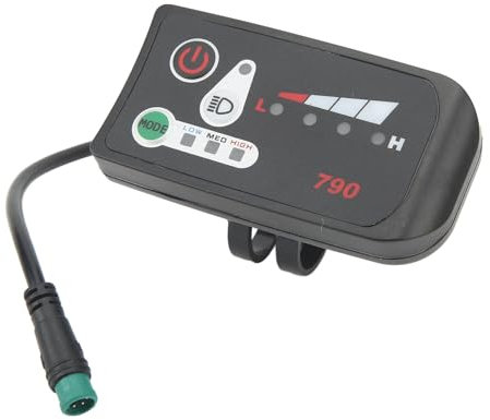 LED Power Display for Electric and Pedal Bikes,Connector Meter with Simple Installation and (36V)