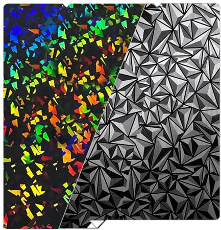 RugooSpink Kobra S1 Bauplatte 264 x276MM Bauplatte Kobra S1 Combo Blatt Kobra S1 Federstahlblech Trümmer H1H +Diamant PEO Plattform Entfernbares beheiztes Bett für Anycubic 3D Drucker