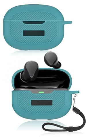 Schutzhülle für Raycon The Everyday Bluetooth Wireless Earbuds (2024 Edition), weiche Silikonhülle, wasserdicht, stoßfest und kratzfest, ideal für den täglichen Schutz, Grün