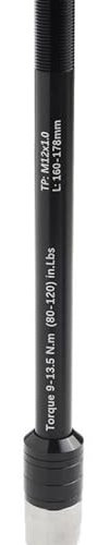 Fahrradanhänger Steckachse Adapter | Vorderradgabelachse 160–178 mm | Aluminiumlegierung CNC-gefräst | Verstellbare Breite mit 4 Abstandshaltern | Gewindeoptionen P1.0/P1.5/P1.75 (P1.75)