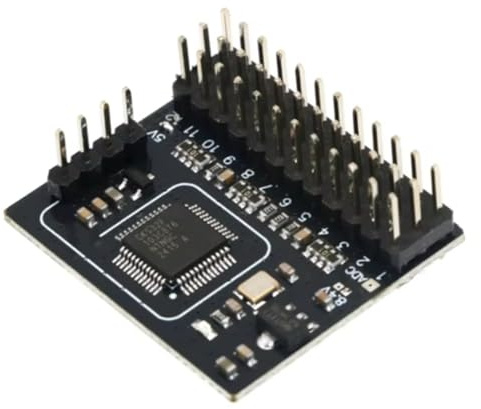 Yzzthumss ExpressLRS RX 2400RX 2.4G 12CH PWM/CRSF Receiver for RC FPV Drone Fixed Wing Car Boat Quadcopter ELRS Straight Pin