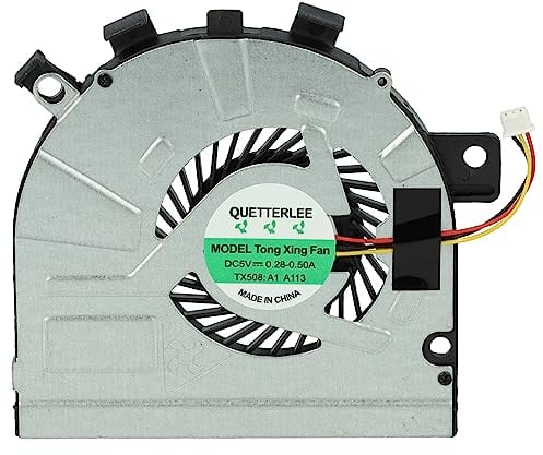 vhbw CPU/GPU Lüfter kompatibel mit Toshiba Satellite M50-A, M50D-A, U50T-A, U50t, M50T-A, U40t Notebook Laptop, mit 3-Pin-Stecker