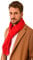 MayTree Kaschmir-Schal für Damen und Herren - Weicher Wollschal aus 100% Kaschmir, einfarbig, 180 x 30 cm - Luxuriöser Winter-Schal - Rot