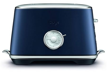 Sage - Toast Select Luxe - Compact 2-Slice Toaster - 6 Preset Settings, 1000 W, Variable Browning Level, LED Countdown Indicator - White, Brown, Grain, Fruit, Rye, Crumpet - Damson Blue