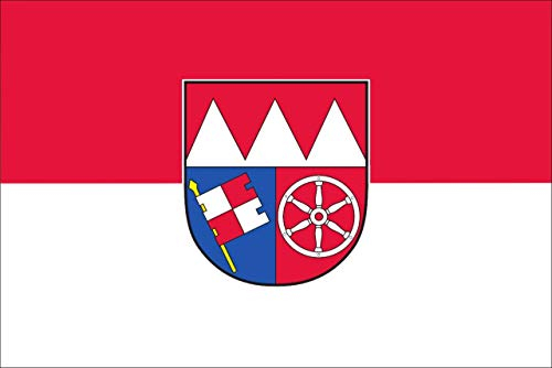 flaggenmeer® Flagge Unterfranken 120 g/m² ca. 100 x 150 cm