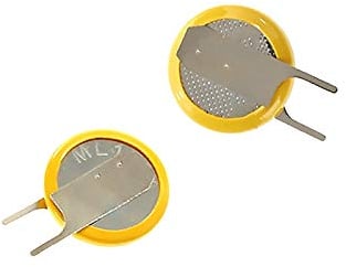SIMPLETEK - Batteria BIOS Gialla Modello CR1220 per Time Battery | 3 V - 40 mAh
