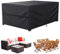 LCGOD Funda para Muebles de jardín Impermeable, Rectangular Funda Protectora Muebles Exterior para sofá 600D Oxford (190 x 120 x 74 cm)