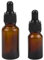 Bouteilles Compte-Gouttes en Verre Brun Vides,Flacon Compte-Gouttes en Verre,Marron Bouteilles en Verre,Avec Compte-gouttes en Verre Conique,Flacon de Pipette,Pour Huiles Essentielles/Aromathérapie