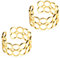 ALEXASCHA Mutter Tochter Geschenk • Ring Set aus 2 Statement Ringen in Gold • Muttertagsgeschenk • Schmuckset verstellbar ab Größe 60 (Ø 19 mm)