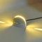 Septpenta LED Window Sill Light, 180° luminous design, mild without dazzling, warm and romantic, adding artistic feeling, Semicircular Wall Light for courtyard, kitchen, hallway(Warm light)