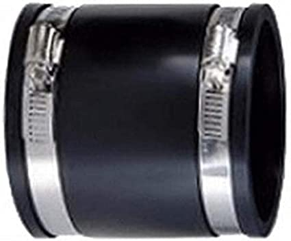 Pondlife Flexible Gummi Muffe, Ø 50 mm, Rohrverbinder für PVC und Edelstahl, Gummimuffe flexibel