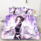 Bfrdollf Demon Bettwäsche 135x200 Anime Demon Bettbezug-Set 100% Mikrofaser Für Jungen Und Mädchen Kinder (3,Single 135 X 200 cm)