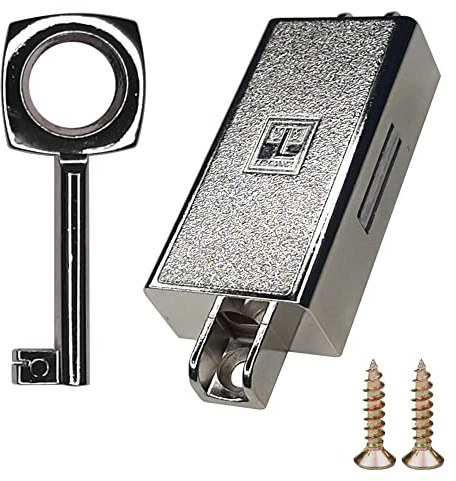 cyclingcolors Cerradura para armario con llave cromo cromado mueble cajón puerta derecha