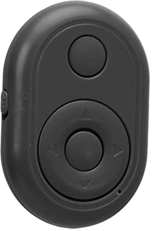 TikTok Fernbedienung Kindle App Page Turner, Bluetooth 4.0 Tik Tok Scrolling Ring, USB Wiederaufladbarer Selfie Button Clicker für IOS, Android (Schwarz)