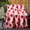 OHS Sofa Decke Rosa, Erdbeerdruck, Gartendecke, leicht, dekorativ, Sofa, Bett, Picknickdecke, Überwurf über Stühle, weich, warm, gemütlich, Decke Kinder 120 x 150 cm