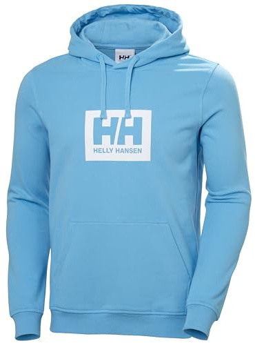 Helly Hansen Herren HH Box Hoodie, Aqua, 2XL