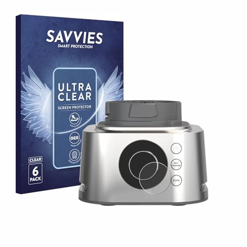 savvies Protection Ecran pour Ninja Foodi Power Blender Ultimate (6 Pièces) - Film Protection Ultra Clair