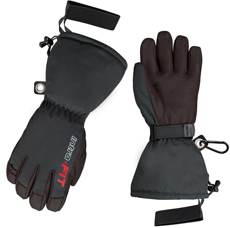 Intra-FIT Winter Thermal Gloves - Waterproof Ski Gloves Warm Snow Gloves for Snowboarding Hiking Outdoor S