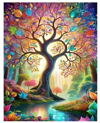 Baum Diamond Painting Erwachsene Baum Diamant Painting Full DIY Diamant Kunst Malerei Stickerei Set Home Wand Dekor 30x40cm