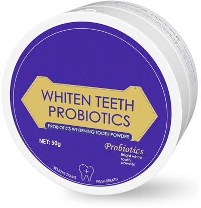 Blanqueador Dental Polvo, Blanqueamiento Dental Eliminación Profunda de Manchas, Blanqueamiento Dental de Larga Duración, Suave para Dientes Sensibles, Inmediatamente una Sonrisa