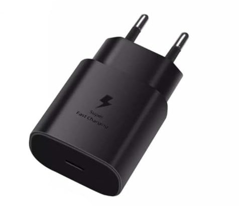 Okaywork - Adaptador de corriente USB-C de 25 W para Samsung Galaxy EP-T2510N S25 S24 S23 S22 S21 Plus/FE/Ultra/S20Plus, Z Fold 5/6, Z Flip 6/5, Note20,A56 A55 A54 A53 A35 A16 A15 A14 A05s (sin cable)