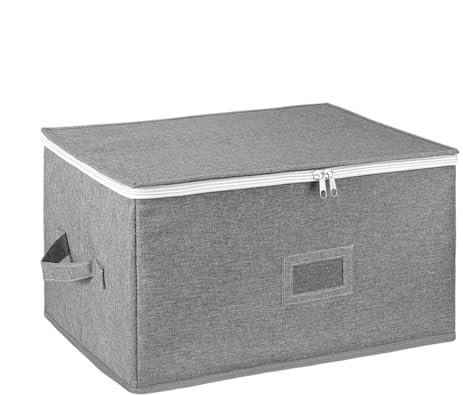 Weinglas-Aufbewahrungsbox, Weinglas-Aufbewahrungs-Organizer mit Trennwänden, langlebige Glaswaren und Tassen-Aufbewahrung für Umzug, feines Porzellan und den Heimgebrauch – perfekt für Familie und