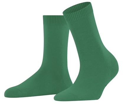 FALKE Damen Socken Cosy Wool W So Wolle Kaschmir einfarbig 1 Paar, Grün Tourmaline 7618, 39-42