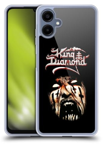 Head Case Designs Offizielle King Diamond Puppet Master Face Poster Gel Handyhülle Hülle [Militärischer Schutzgrad] Kompatibel mit Samsung Galaxy A06 4G