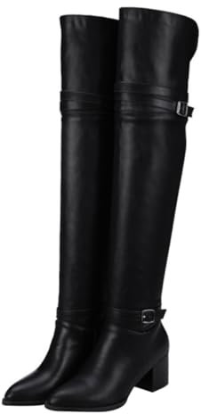WOFASHPURET 1 Paio stivale da donna con spesso shoes for women zapatillas de mujer stivali alla coscia per donna Stivali invernali per le donne stivale lungo stivali alla coscia