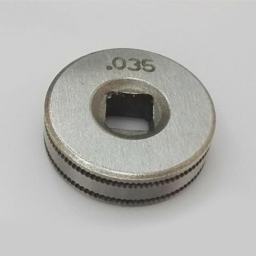 MonoSora MIG Schweißdraht-Vorschub-Rollenteile, 0,8–0,9 mm, gerändelte Nut, kompatibel mit 0,1 cm - 0,1 cm Schweißdraht