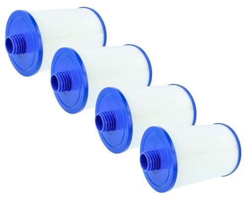 vhbw 4X Filterkartusche Ersatz für Pool Pure 03FIL1400 für Pool - Ersatzfilter Blau Weiß