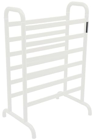 Porte-serviettes, sèche-serviettes électrique, pose au sol, 300 W, double rangée en aluminium, minuteur LED, IPX3, chauffage rapide, autoportant, moderne, 60 x 43 x 90,5 cm