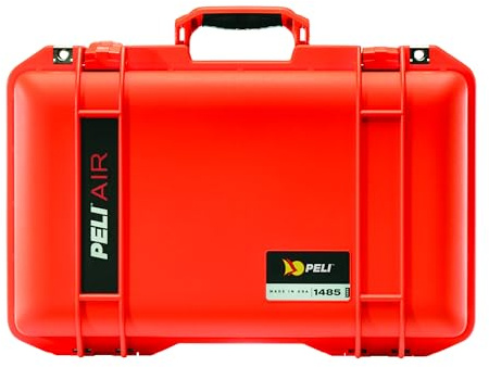PELI 1485 Air Koffer, Leichter Schutzkoffer für DSLR Kamera Equipment, Wasser- und Staubdicht, 18L Volumen, Mit Schaumstoffeinlage (Anpassbar), Orange