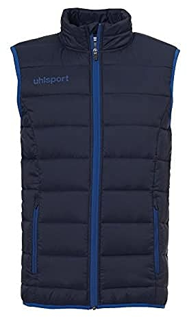 Uhlsport Essential Ultra Lite Down Vest Chaleco Para Hombre, Hombre, azul marino/azur, M