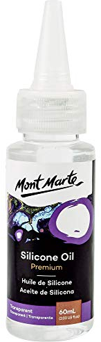 Mont Marte Bouteille d'huile de silicone de qualité supérieure pour peinture acrylique 60 ml