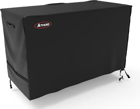 ATYARD 140 cm Outdoor-Abdeckung für Keter Unity XL tragbaren Tisch – UV-beständig, atmungsaktiv, jedes Wetter (140 cm L x 61 cm B x 81 cm H), Schwarz