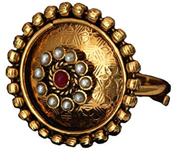 55Carat Damen - Kupfer White Perl-Onyx.